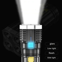 5LED High Power Led Flashlight- Rechargeable