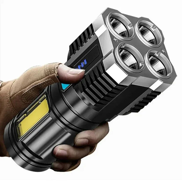 5LED High Power Led Flashlight- Rechargeable