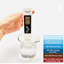 1PC White Digital Water Quality Tester TDS EC Meter Range 0 to 9990 Multifunctional Water Purity Temperature