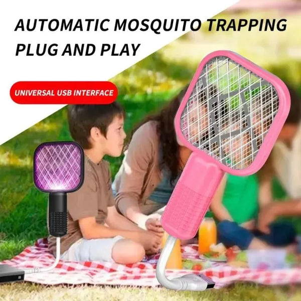 Mini USB Portable Electric Mosquito Racket with UV Light